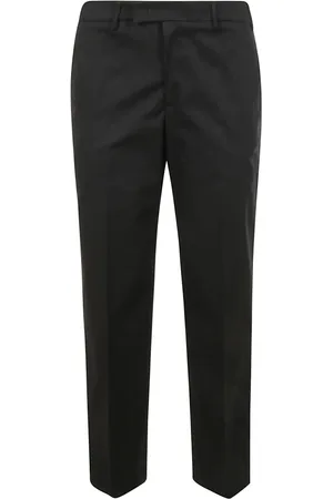 PT Torino Femme, Pantalons, Noir, Taille: 40 FR Pantalon en coton blanc avec poches