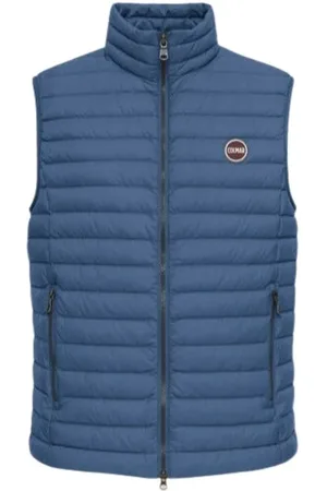 Colmar Homme, Vestes, Bleu, Taille: S Veste sans manches bleue en duvet
