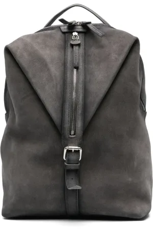 Officine creative Homme, Sacs, Gris, Taille: ONE Size Sac en cuir de Noël