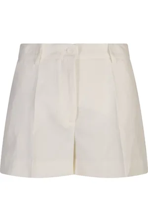 P.A.R.O.S.H. Femme, Shorts, Blanc, Taille: 40 FR Pantalon Blanc, Mélange Viscose/Polyester