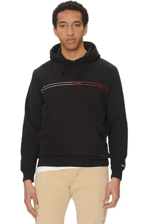 Tommy Hilfiger Homme, Sweatshirts et sweats à capuche, Noir, Taille: 2XL Sweat à Capuche Noir avec Logo