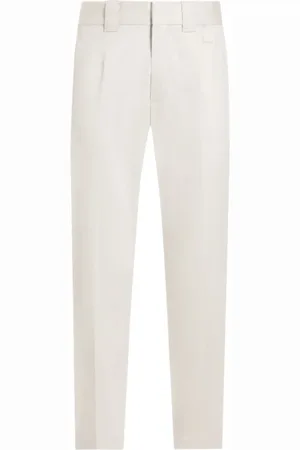 Dolce & Gabbana Homme, Pantalons, , Taille: M Pantalon Slim-Cut avec Fermeture Dissimulée