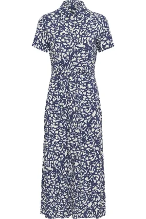 Part Two Femme, Robes, Multicolore, Taille: 48 FR Robe Chemise à Imprimé Graphique Roselilpw