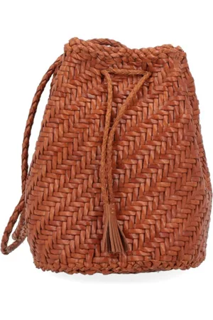 Dragon Diffusion Femme, Sacs, Brun, Taille: ONE Size Double Jun Tan PomPom Sac