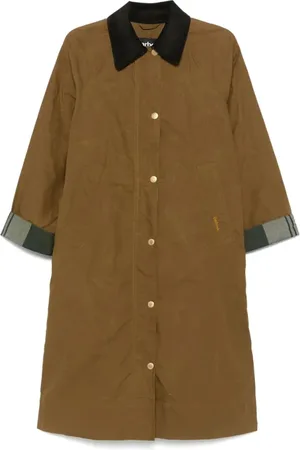 Barbour Femme, Manteaux, Brun, Taille: 38 FR Veste imperméable avec aérations latérales