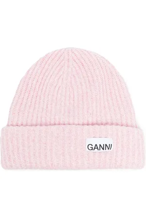 Ganni Femme, Accessoires, Rose, Taille: ONE Size Collection de Chapeaux Élégants