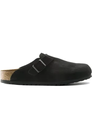 Birkenstock Homme, Chaussures, Noir, Taille: 40 EU Mules Boston Classiques Noires Regular