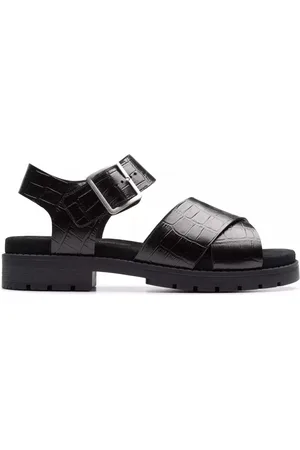 Clarks Femme, Chaussures, Noir, Taille: 38 EU Sandale noire pour femme - Orinoco Cross