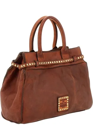 Campomaggi Femme, Sacs, Brun, Taille: ONE Size Sac élégant avec fermeture à bouton