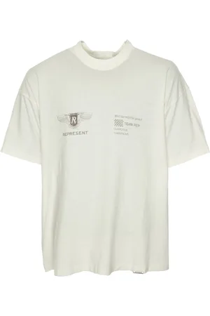Represent Homme, Tops, Blanc, Taille: M T-shirt Oversize avec Impression d