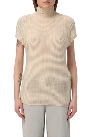 Issey Miyake Femme, Pulls, , Taille: 40 FR Mock Neck Top Sweater