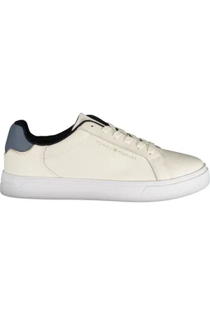 Tommy Hilfiger Femme, Chaussures, , Taille: 41 EU Baskets Femme en Cuir Bleu