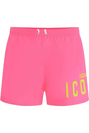 Dsquared2 Homme, Maillots de bain, Rose, Taille: L Midi Boxer Briefs