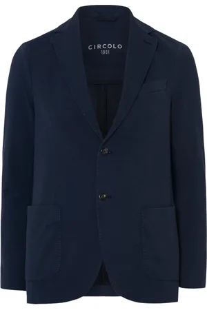 Circolo Homme, Vestes, Bleu, Taille: S Veste bleue avec poches avant