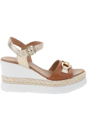 Nero Giardini Femme, Chaussures, Brun, Taille: 40 EU Sandales en cuir pour femme