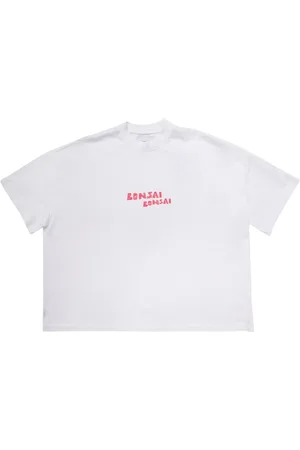 BONSAI Homme, Tops, Blanc, Taille: XL T-Shirt Oversize Blanc