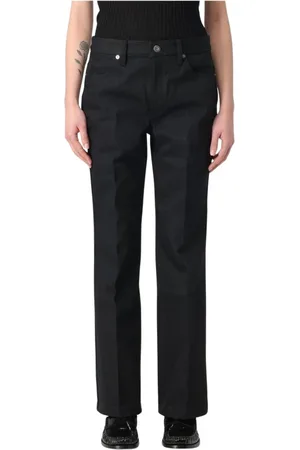 Jil Sander Femme, Jeans, Noir, Taille: W26 Jean Jambe Droite Blanc