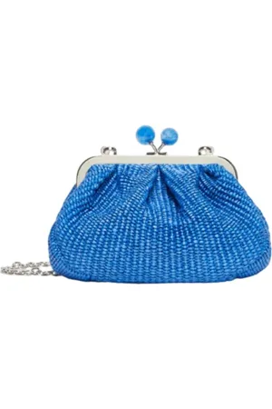 Max Mara Femme, Sacs, Bleu, Taille: ONE Size Sac Pasticcino bleu petit clutch