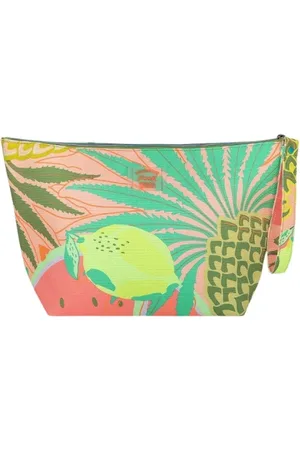 F**K Femme, Sacs, Multicolore, Taille: ONE Size Maxi Pochette en toile avec fermeture éclair