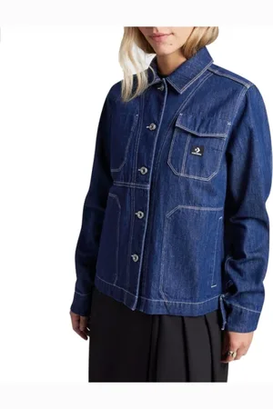 Converse Femme, Vestes, Bleu, Taille: 40 FR Denim Work Coat