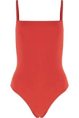 Lido Femme, Maillots de bain, Rouge, Taille: 42 FR Maillot une pièce à encolure carrée