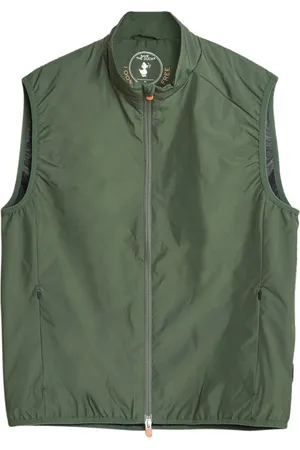 save the duck Homme, Vestes, Vert, Taille: M Gilet Pull Canard Végétalien
