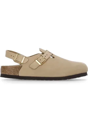 Birkenstock Femme, Chaussures, , Taille: 37 EU Sandales en Daim avec Doublure en Shearling