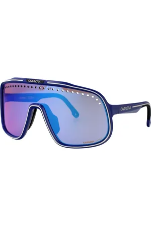 Carrera Homme, Accessoires, Bleu, Taille: ONE Size Lunettes de soleil sportives Modèle 02/S