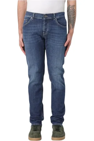 Dondup Homme, Jeans, Bleu, Taille: W38 Jeans droits élégants pour hommes