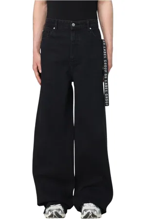 44 Label Group Homme, Jeans, Noir, Taille: XL Jean Droit Minimaliste