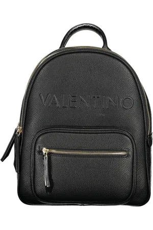 Valentino by Mario Valentino Femme, Sacs, Noir, Taille: ONE Size Sac à dos en polyéthylène noir avec détails contrastants