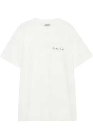 ANINE BING Femme, Tops, Blanc, Taille: 40 FR T-shirt à manches courtes Walker Lyrics