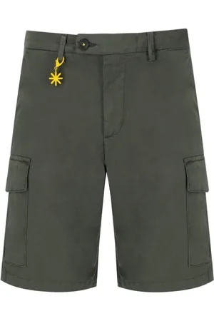 Manuel Ritz Homme, Shorts, Vert, Taille: L Shorts Bermuda Cargo Verts