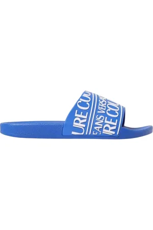 VERSACE Homme, Chaussures, Bleu, Taille: 41 EU Sandales Casual Bleues