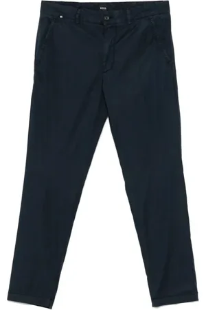 HUGO BOSS Homme, Pantalons, Bleu, Taille: S Pantalon en coton confortable pour un usage quotidien