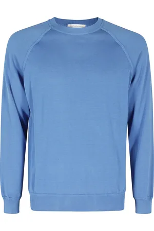 FILIPPO DE LAURENTIIS Homme, Pulls, Bleu, Taille: XL Haut Raglan en Crêpe