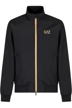 EA7 Homme, Vestes, Noir, Taille: L Bomber urbain avec fermeture éclair