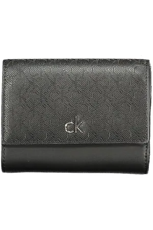 Calvin Klein Femme, Accessoires, Noir, Taille: ONE Size Portefeuille Femme Noir Rfid Polyester