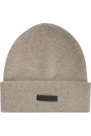 FEAR OF GOD Homme, Accessoires, , Taille: ONE Size Laine Cachemire Noir Bonnet Beanie