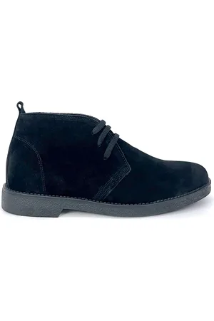 Duca Di Morrone Homme, Chaussures, Noir, Taille: 43 EU Chaussures Juri en Daim Noir