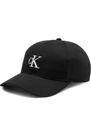 Calvin Klein Homme, Accessoires, Noir, Taille: ONE Size Monogram Embro Casquette Visière Automne/Hiver