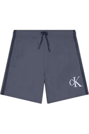 Calvin Klein Homme, Maillots de bain, Gris, Taille: S Shorts Vêtements Mer Gris Coupe Régulière