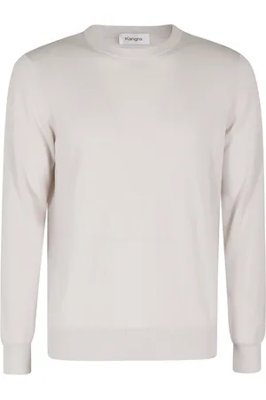 KANGRA CASHMERE Homme, Pulls, , Taille: L Pull en Coton Col Rond