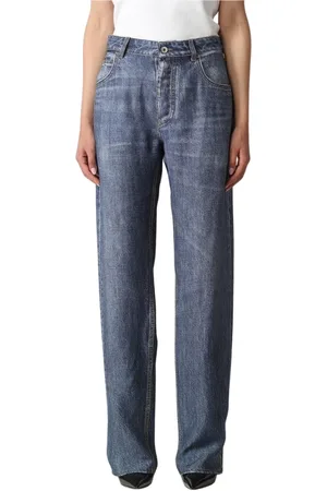 Bottega Veneta Femme, Jeans, Bleu, Taille: 40 FR Jean Coupe Classique Bleu