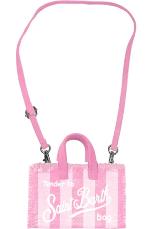 MC2 SAINT BARTH Femme, Sacs, Rose, Taille: ONE Size Rayures Pop Sac à Main pour Femme