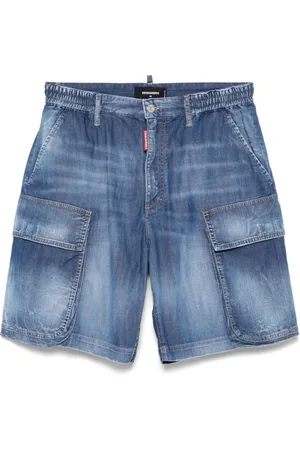 Dsquared2 Homme, Shorts, Bleu, Taille: S Collection de Vêtements à la Mode