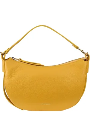 Coccinelle Femme, Sacs, Jaune, Taille: ONE Size Sac à bandoulière convertible en cuir avec fermeture éclair