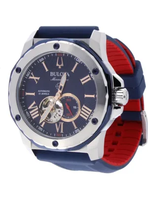 BULOVA Femme, Accessoires, Bleu, Taille: ONE Size Marine Star Automatic