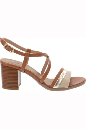 Nero Giardini Femme, Chaussures, , Taille: 35 EU Sandales Femme en Cuir Style Élégant