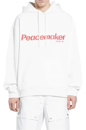 OAMC Homme, Sweatshirts et sweats à capuche, Blanc, Taille: M Peacemaker Flower Sweat à capuche